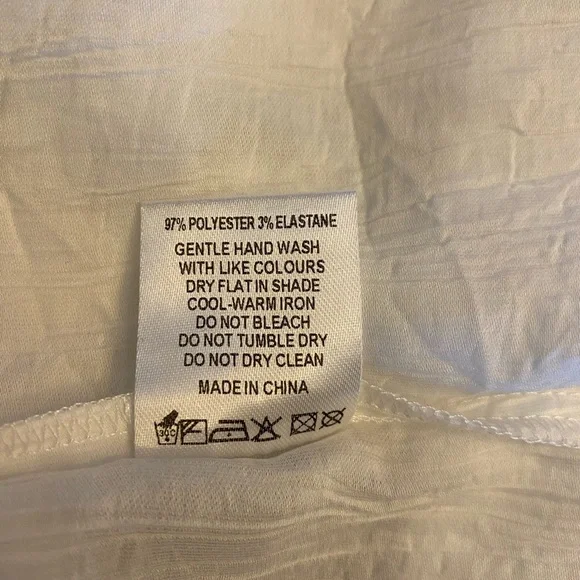 White Fox Boutique Take Me Out Women's White Blouse Size Small/Medium - Picture 8 of 10